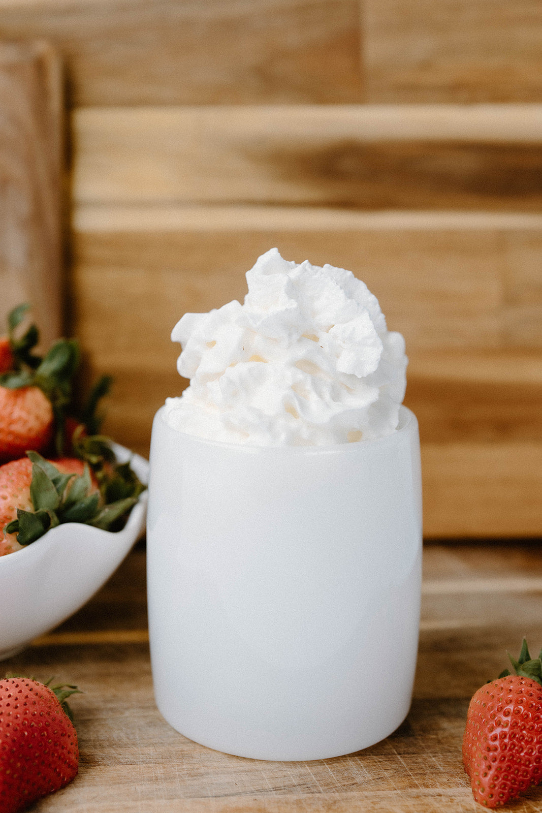4 Pack double wall glass tumbler- Whipped Cream
