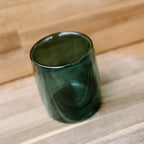 4 Pack double wall glass tumbler- Deep Sea