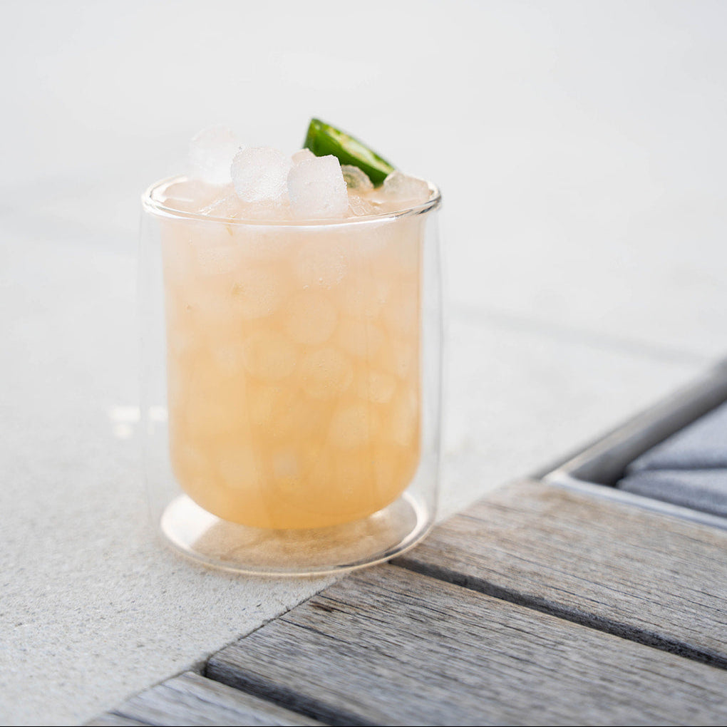 6 Pack double wall glass tumbler- Ice