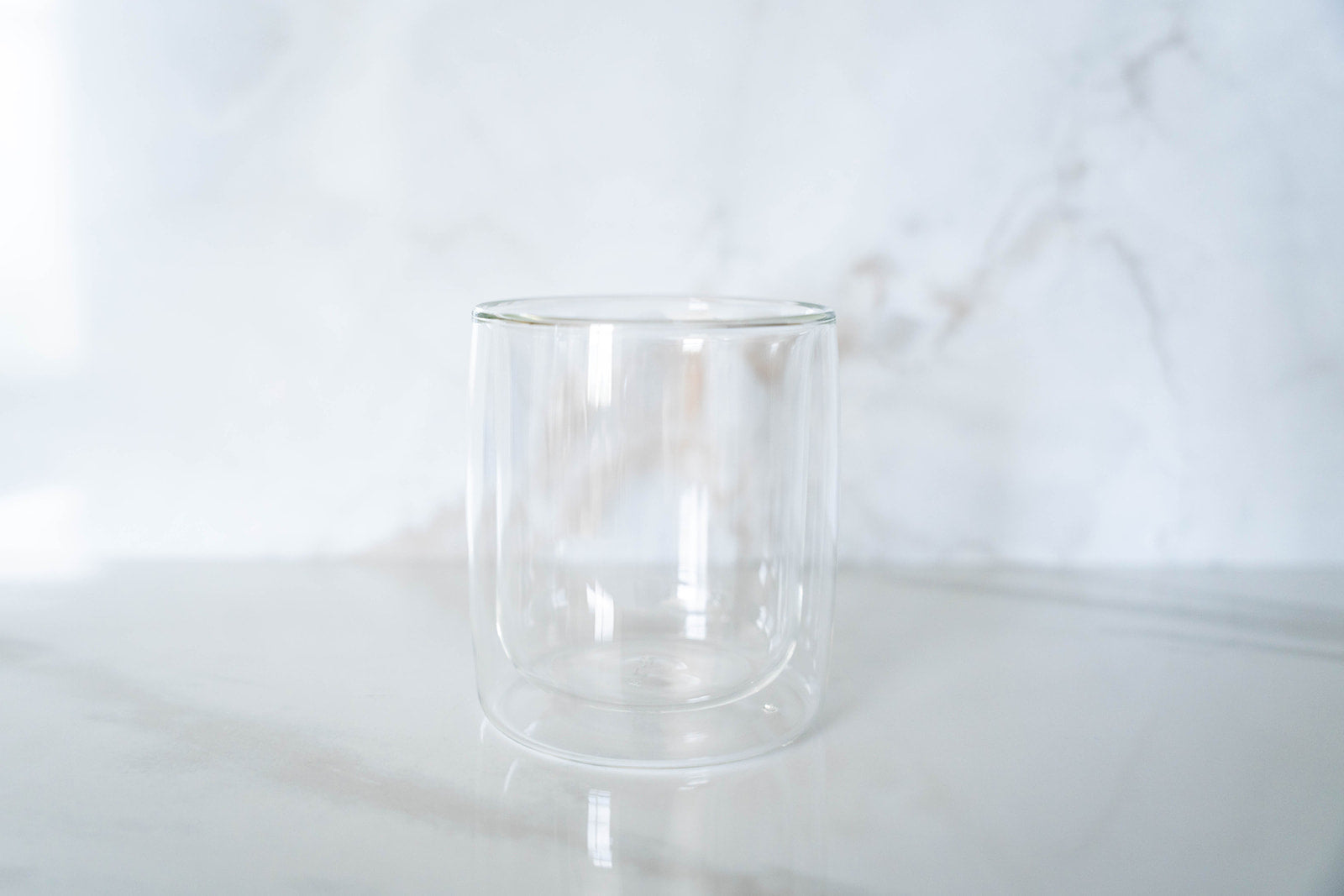 4 Pack double wall glass tumbler- Ice