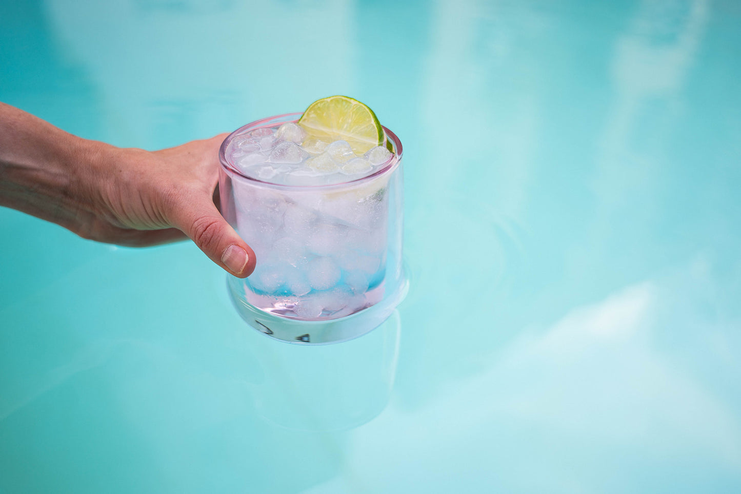 6 Pack double wall glass tumbler- Watermelon